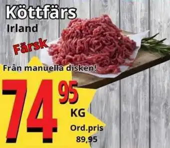 Supergrossen Köttfärs erbjuda