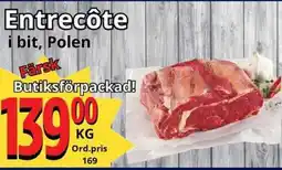 Supergrossen Entrecôte erbjuda