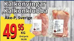 Supergrossen Kalkonvingar kalkonklubba erbjuda