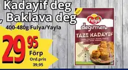 Supergrossen Kadayif deg baklava deg erbjuda