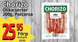 Supergrossen Chorizo erbjuda