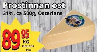 Supergrossen Prostinnan ost erbjuda