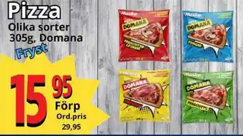 Supergrossen Pizza erbjuda