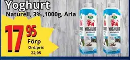 Supergrossen Yoghurt erbjuda