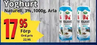 Supergrossen Yoghurt erbjuda