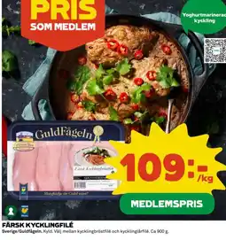 Coop Färsk kycklingfilé erbjuda