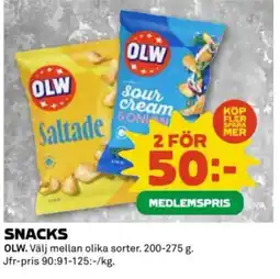 Coop Snacks erbjuda