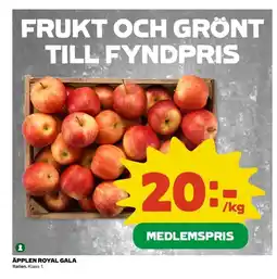 Coop Äpplen royal gala erbjuda