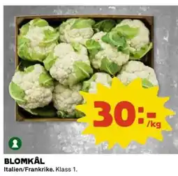 Coop Blomkål erbjuda