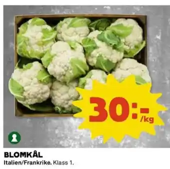 Coop Blomkål erbjuda