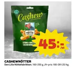 Coop Cashewnötter erbjuda