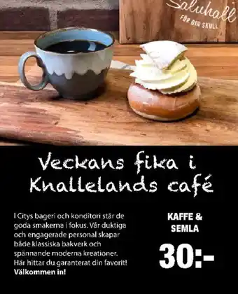 ICA Kvantum Kaffe & semla erbjuda