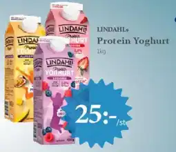 ICA Kvantum LINDAHLS Protein Yoghurt erbjuda