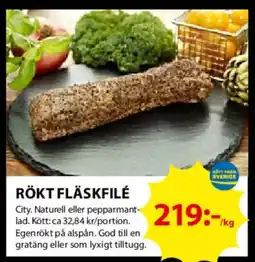 ICA Kvantum Rökt fläskfilé erbjuda