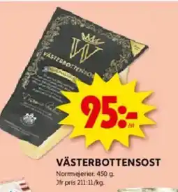 ICA Kvantum Västerbottensost Norrmejerier erbjuda