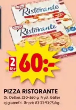 ICA Kvantum Dr.Oetker Pizza ristorante erbjuda