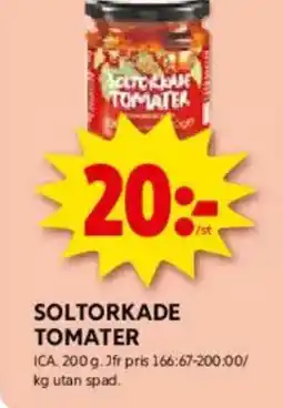 ICA Kvantum ICA Soltorkade tomater erbjuda