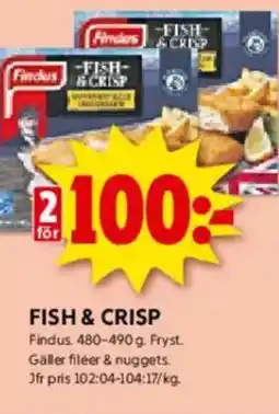 ICA Kvantum FINDUS Fish & crisp erbjuda