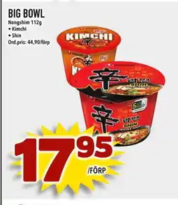 Din Mat NONGSHIM Big bowl erbjuda