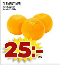 Din Mat Clementiner erbjuda