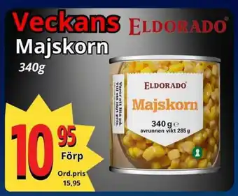 Supergrossen ELDORADO Majskorn erbjuda