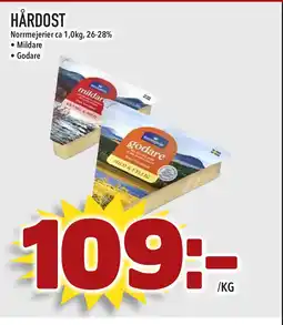 Supergrossen Norrmejerier Hårdost erbjuda
