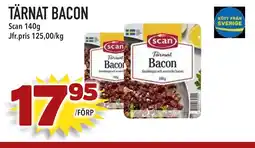 Supergrossen SCAN Tärnat bacon erbjuda