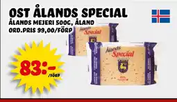 Nelins ÅLANDS MEJERI Ost ålands special erbjuda