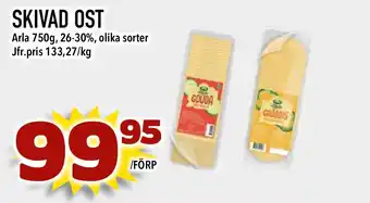 Nelins ARLA Skivad ost erbjuda