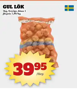 Bonum Matmarknad Gul lök erbjuda