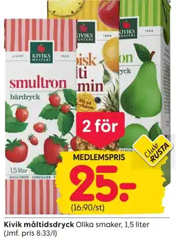 Rusta Kivik måltidsdryck erbjuda