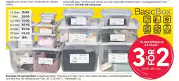 Rusta BasicBox förvaringslådor erbjuda
