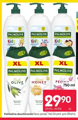 Rusta Palmolive duschcreme erbjuda