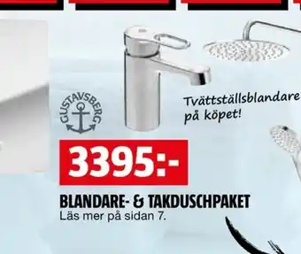 Bauhaus BLANDARE- & TAKDUSCHPAKET Läs mer på sidan 7. erbjuda