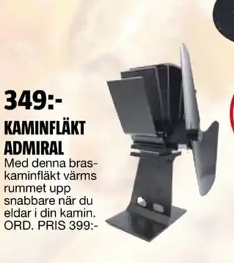 Bauhaus Kaminfläkt admiral erbjuda