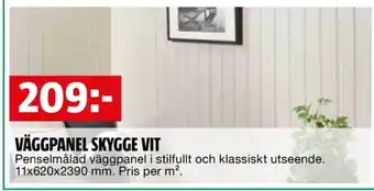 Bauhaus Väggpanel skygge vit erbjuda