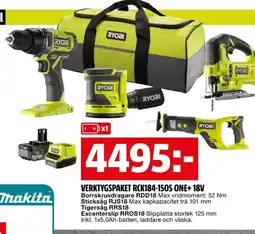 Bauhaus Verktygspaket rck184-150s one+ 18v erbjuda