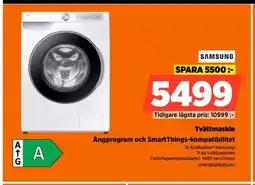 Power Tvättmaskin Ångprogram och SmartThings-kompatibilitet erbjuda