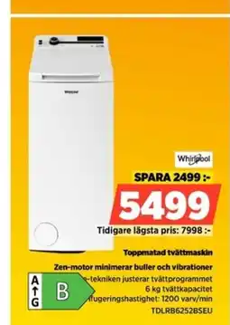 Power Toppmatad tvättmaskin erbjuda