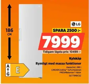 Power Kylskåp Rymligt med massa funktioner erbjuda