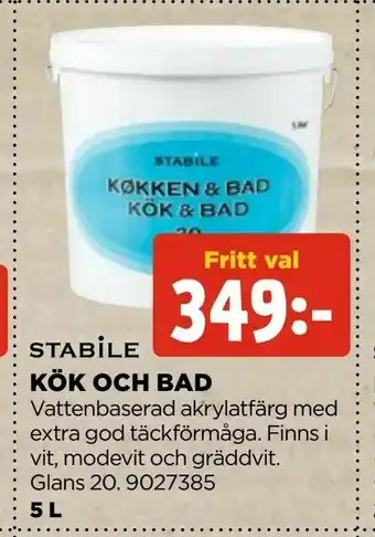 Jem&Fix Kök och bad erbjuda