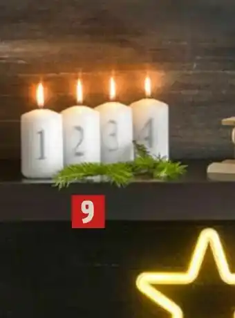 Jem&Fix Blockljus advent erbjuda