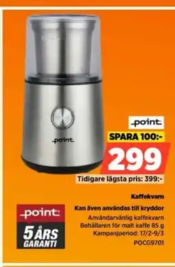 Power Kaffekvarn erbjuda