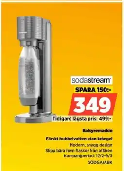 Power Kolsyremaskin Färskt bubbelvatten utan krångel erbjuda