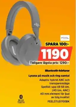 Power Bluetooth-hörlurar Lyssna på musik och ring samtal - erbjuda