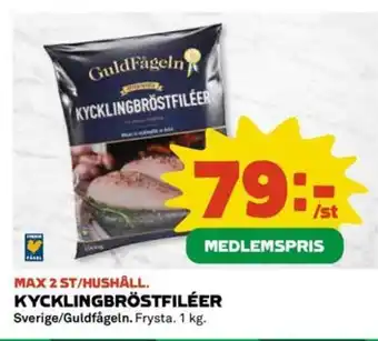 Coop Kycklingbröstfiléer erbjuda