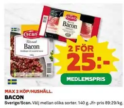 Coop Bacon erbjuda