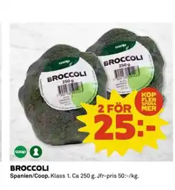 Coop Broccoli erbjuda