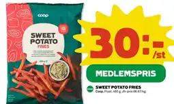 Coop Sweet potato fries erbjuda