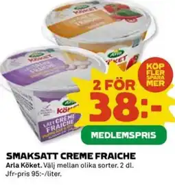 Coop Smaksatt creme fraiche erbjuda